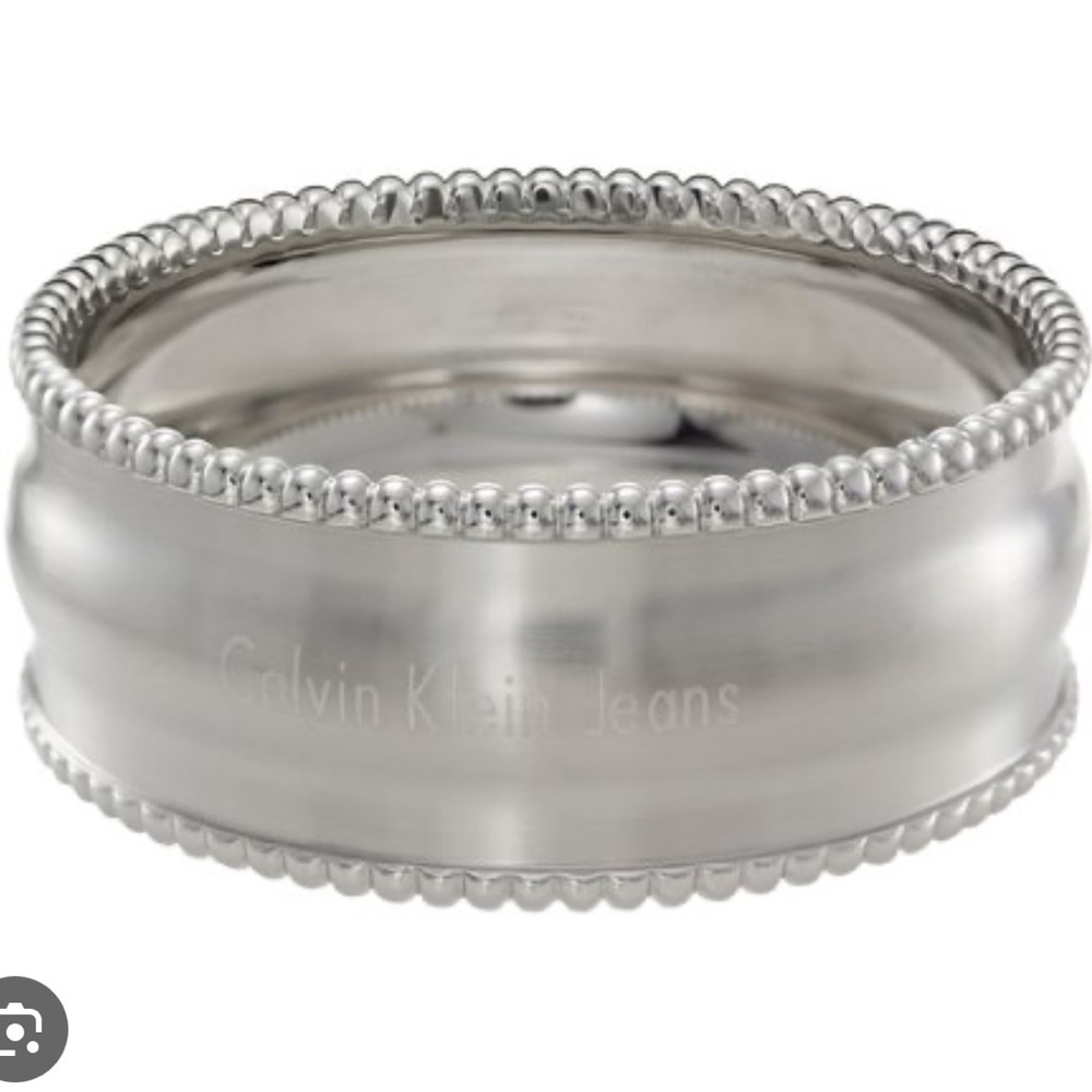 NWT Calvin Klein Stainless Steel Ring #U1